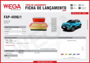 Leia mais sobre o artigo Sempre na frente, Wega lança exclusivo filtro de ar para Peugeot e Citroen